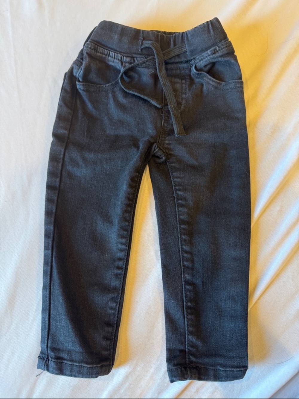 Little Bipsy Black Kids Denim Jogger Jeans
